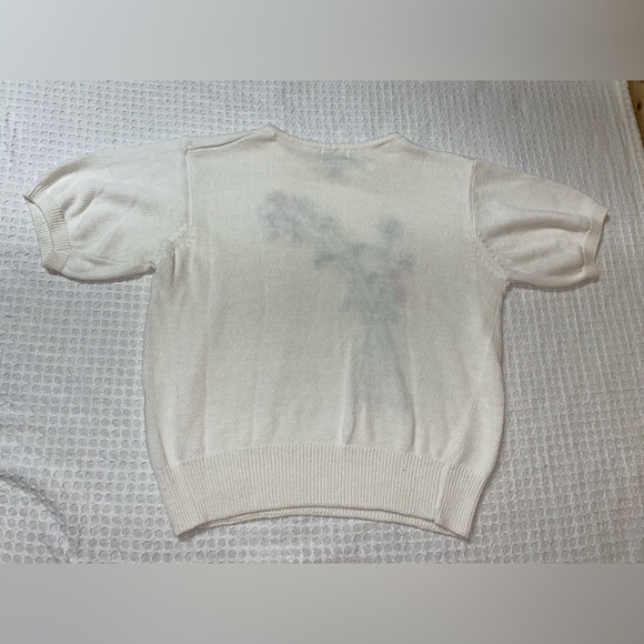 Vintage Embroidered Floral Sweater - Picture 5 of 9